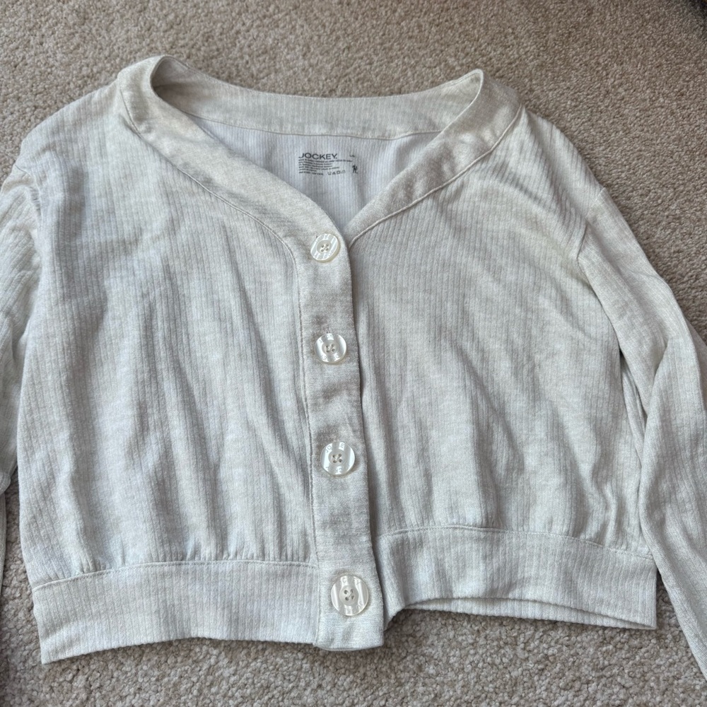 Jockey Cream Cardigan